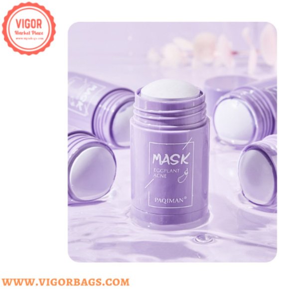 Clay Mask Stick Anti-Acne Deep Cleansing Pores Dirt Moisturizing Hydrating White - Picture 3 of 11